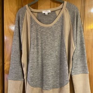 THML mixed material top NWT